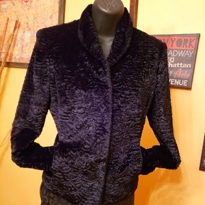 Sexy Black Kate Hill Mouton Jacket 4P